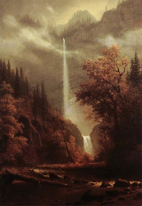 Multnomah Falls, Albert Bierstadt